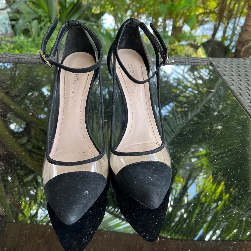 BCBGeneration, PVC and Black Pumps